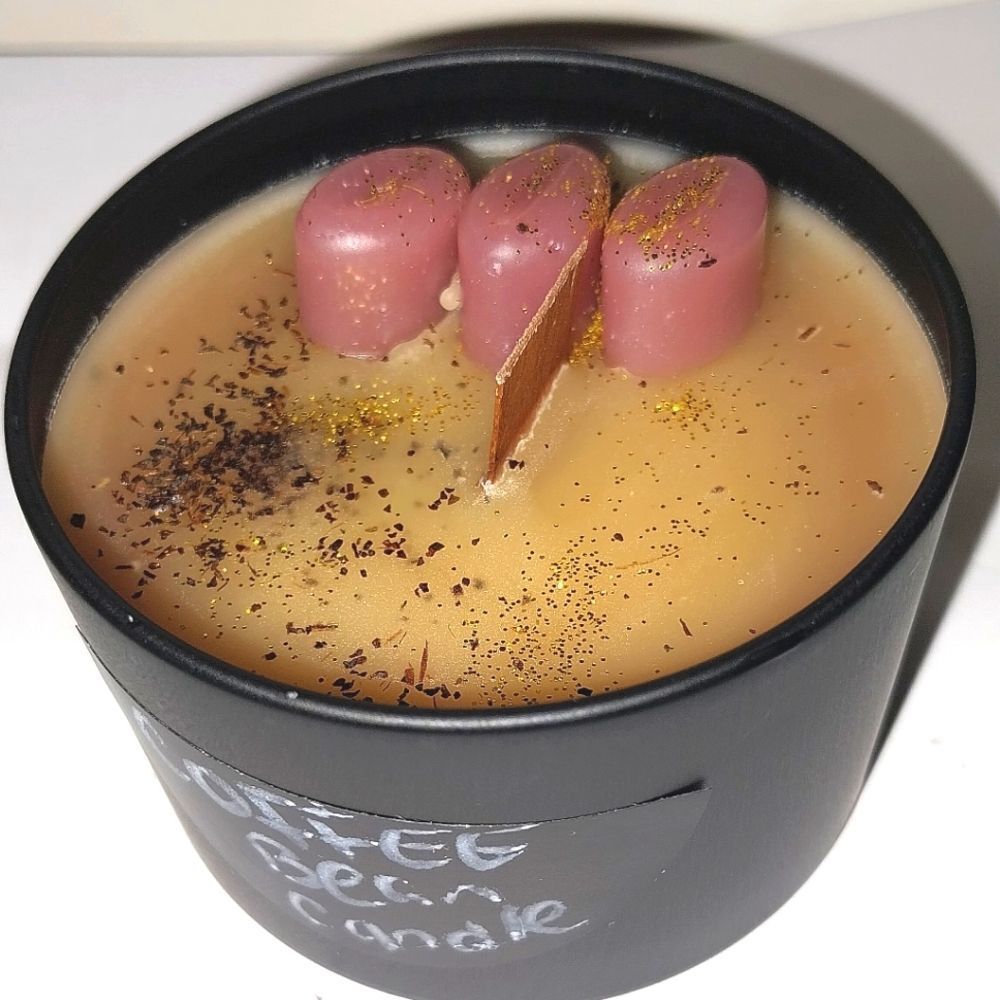 Hand crafted limited edition "Coffee Bean" Zen-Me candle 4 oz - Picture 7 of 7
